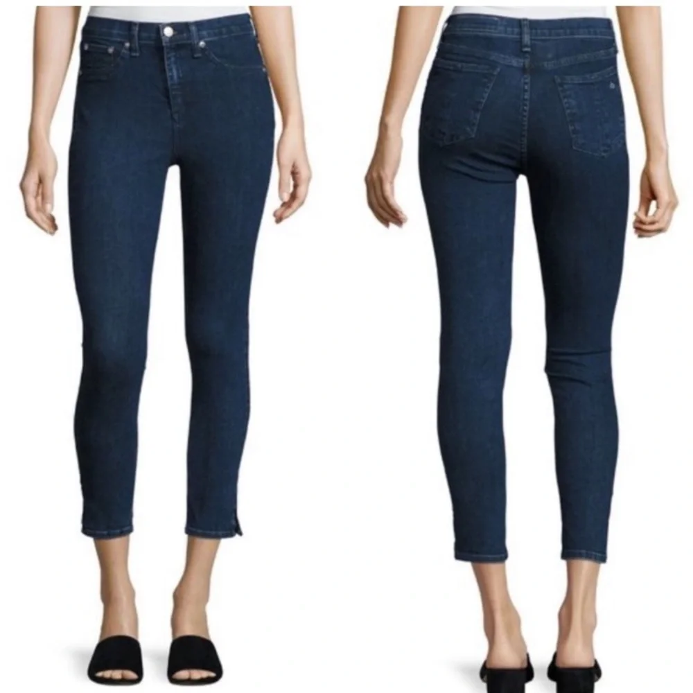 Rag and Bone 10 inch Capri in Central Park Wash Size 27